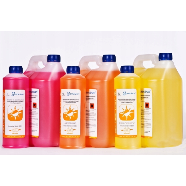 Płyn San Clear Med do dezynfekcji 5L akcesoria do solarium gold sun